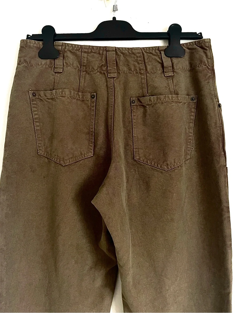 Free People We The Free Supersonic Slim Pant in Army / Breen Pant 6 NWT Utility